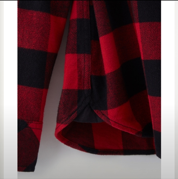 Roots Park Plaid Shirt Red Black - Picture 7 of 11
